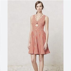 Anthropologie Saturday Sunday striped cotton dress. Size Small.